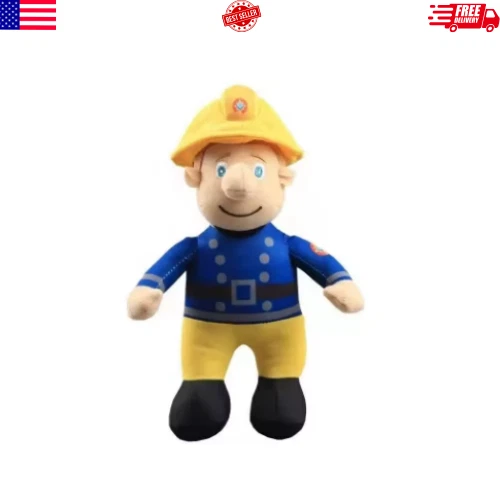 Lindo Bombero Sam Hablando Juguete Suave Muñeco de Peluche Sonidos Canción 25CM Entretenimiento Regalo Foto 2 de 4