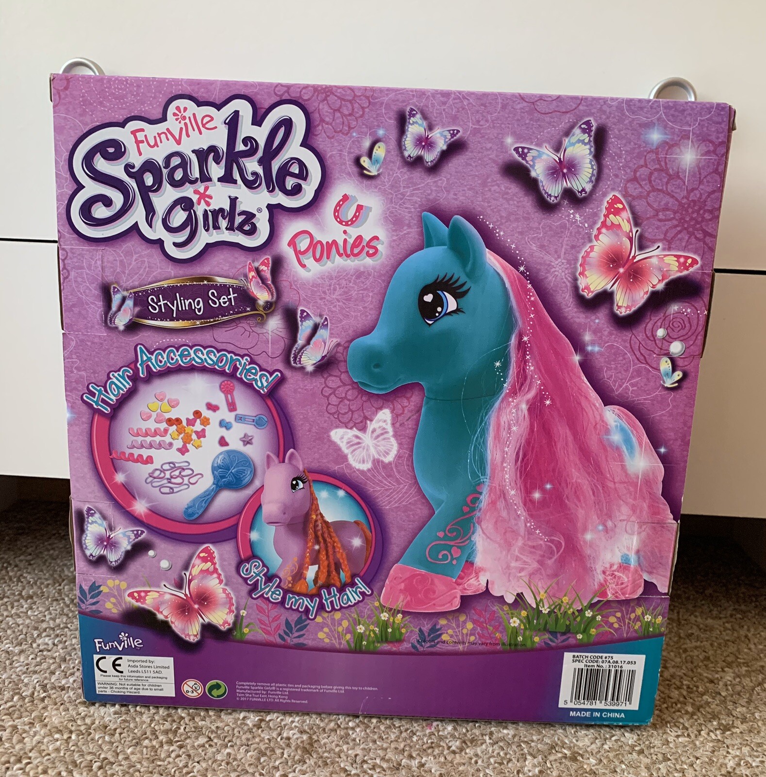 funville sparkle girlz royal horse styling set