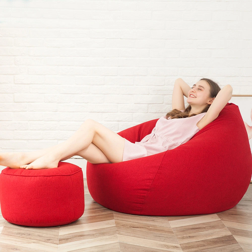 Large Bean Bag Chairs Adults Couch Sofa Cover Indoor Lounger