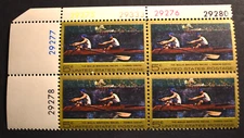 1967 US Stamps Scott# 1335 - Plate Block - Thomas Eakins - MNH/VF