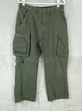 Boy Scouts America Mens Pants Green 31 x 25 Convertible Uniform Cargo Classic