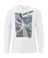 Can Am Can-am Sxs Atv Mens Long Sleeve Adventure Shirt White Small Can Am Can-am Sxs Atv Mens Long Sleeve Adventure Shirt White Small