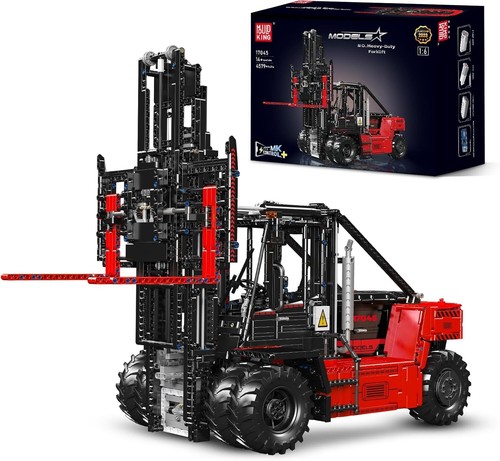 Mould King 17045 Technic Ferngesteuerter Gabelstapler Motormaschine 1:6 MOC - Bild 2 von 12
