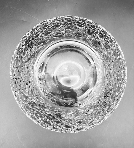 Large Tiffany & Co Crystal Diamond Cut Glass Bowl - Picture 4 of 6
