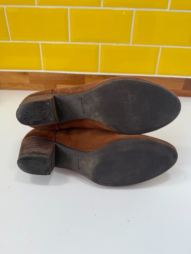Clarks Gortex Botas de Vaquera Gamuza de Becerro Reino Unido 7.5 EU 41.5 Vaquero Festival Zapatos - Imagen 16 de 16