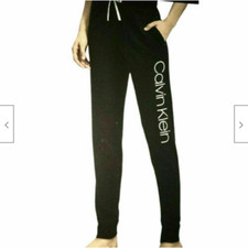Calvin Klein Women's French Terry Jogger Pants 1 ONLY  Black S GENTLY USED
