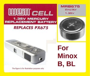 For Olympus Pen D3 Battery Zinc Air Weincell Mrb 675 1 35 V Ebay