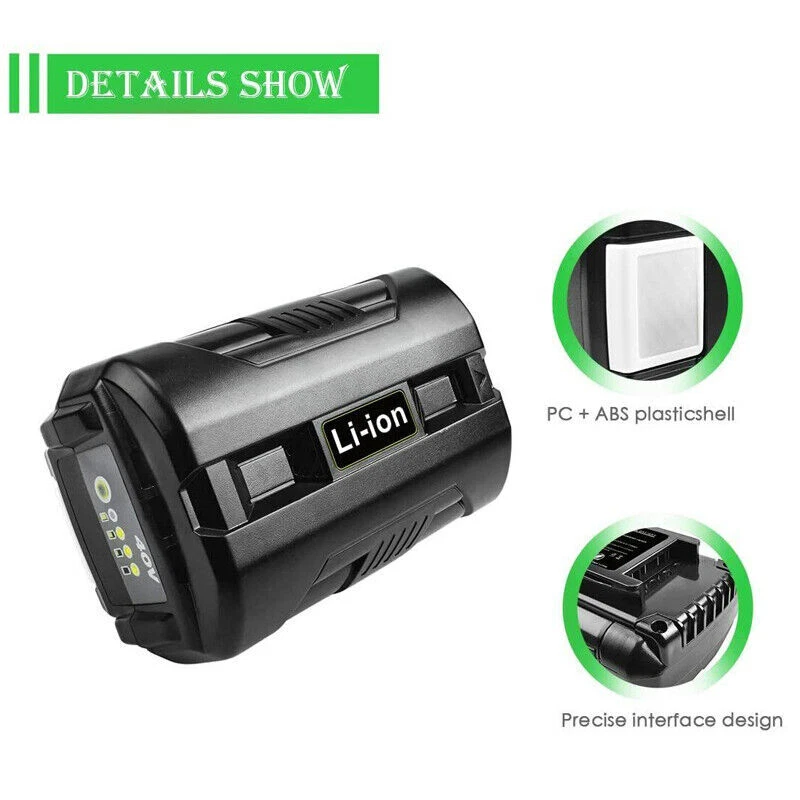 1-4X 8.0Ah Battery For Ryobi 36V 40V BPL3626 BPL3650D BPL3640D BPL3650 BPL3626D - image 3 of 4