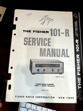 THE FISHER 101-R 101R Repair Service Manual  ORIGINAL 