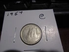 1954 - Canada dime - Silver - Canadian 10 cent