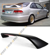 For 96-00 Honda Civic 2dr Coupe 6th Si Blk Trunk Spoiler Wing W Led Brake Light For 96-00 Honda Civic 2dr Coupe 6th Si Blk Trunk Spoiler Wing W Led Brake Light