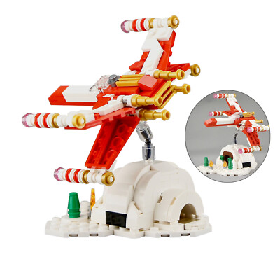 BuildMoc Christmas Fighter Microscale Model Building Toys Set 207 teile C7364
