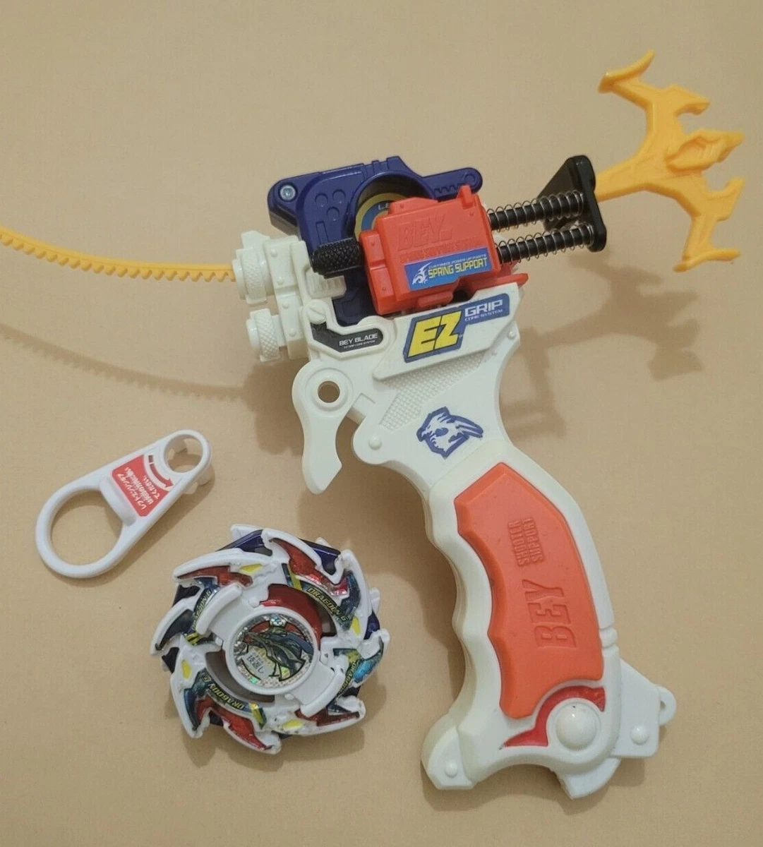 Tyson Grangers Dragoon G A 89 White EZ Launcher Grip Beyblade