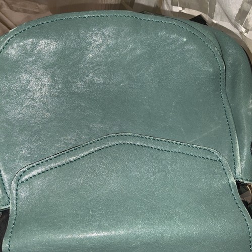 Chloé Elsie Women's Leather Shoulder Bag aqua color 01-13-50-65 - Picture 17 of 22