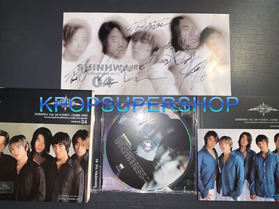 Shinhwa 4th Album Hey, Come On! Autographed Signed CD Booklet