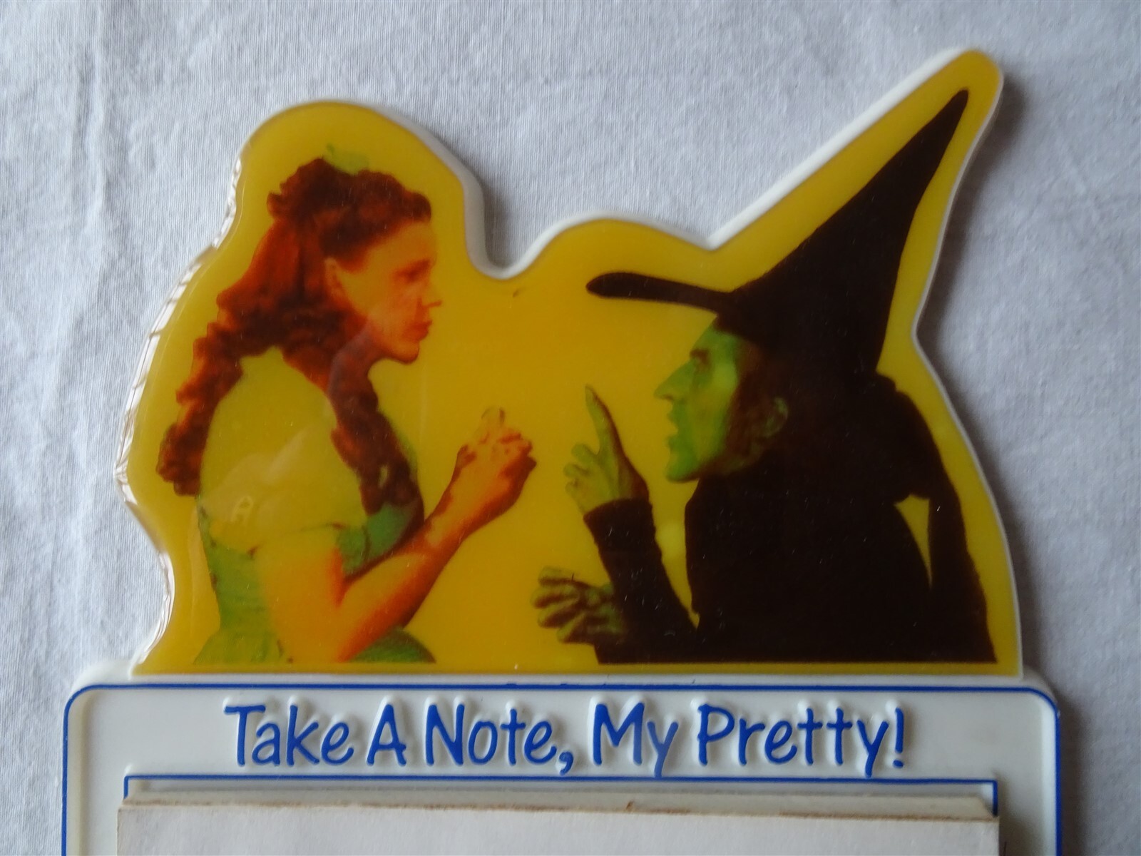 Wizard Note Pad Vintage Wizard of Oz, Dorothy & Witch, Note Pad / Writing Tablet ...
