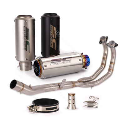 For Honda CBR500R CB500X CB500F Whole System Exhaust Tips Header Front Link Pipe