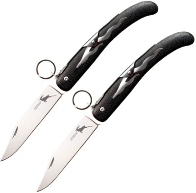 Cold Steel KUDU Folder Stainless 5cr15mov Stainless Steel 10'' 2.4oz 2 SET 20KK