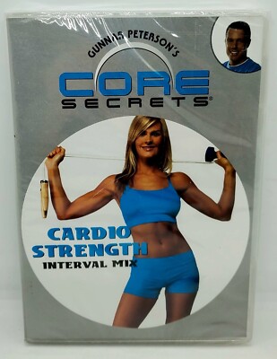 Brand New! DVD Gunnar Petersons Core Secrets Cardio Strength Interval Mix Sealed