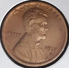 1912-D Lincoln Wheat Cent, BU63RB Condition.