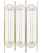 3 Panel Room Divider NOALE Gold