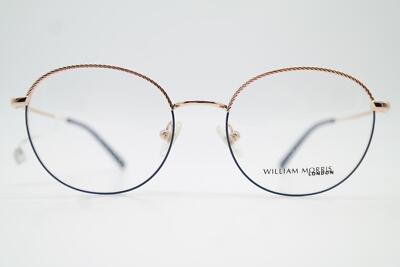 Brille WILLIAM MORRIS LONDON LN50146 Goldbronze Blau Oval Brillengestell Neu