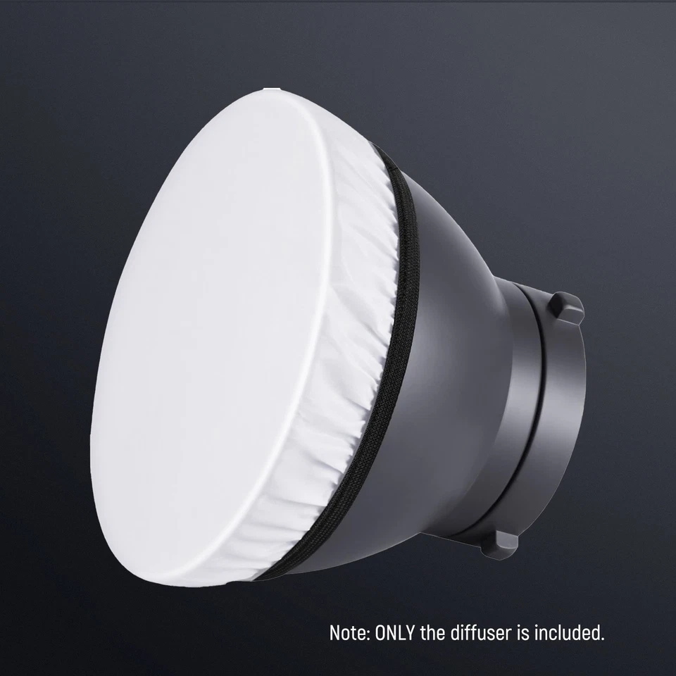 Neewer 2-Pack 7" Diffuser Socks for Studio Strobe Reflector Portrait Video Shoot - Image 3 of 4