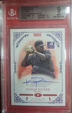 2022 Onyx Vintage RC AUTO Kumar Rocker #VAKR! Rangers! Rookie! On Card Autograph. rookie card picture