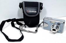 Fujifilm Finepix A360 Digital Camera 4.1 Mega Pixels Blue Silver Tested EUC