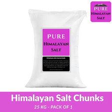 25kg Pink Himalayan Salt Chunks Natural Rock Pieces Health Bath Spa Detox Sole