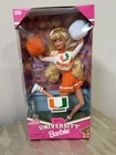 University of Miami Barbie Doll Cheerleader Vintage 1996 Mattel #17794 NRFB