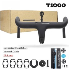 Full Carbon Fiber Road Bike Integrated Handlebar 380mm 400mm 420mm Width