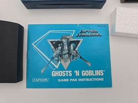 Ghosts'n Goblins Nintendo NES CIB W/ Manual And Inserts Clean!