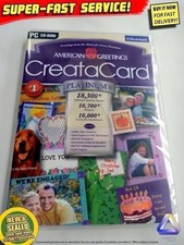 American Greetings CREATA CARD 8 Platinum PC DIY maker CREATIVE MEMORIES creator