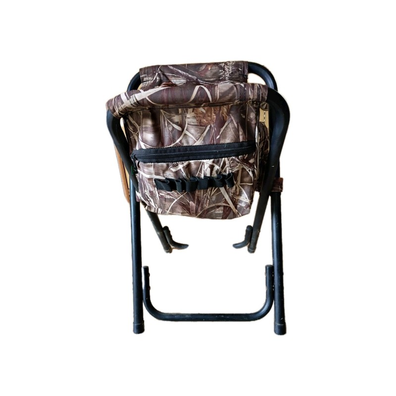 Cabelas Camo Hunting Stool With Strap And Shotgun Shell Holder