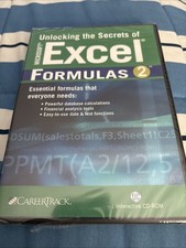 Unlocking The Secrets Of Microsoft Excel Formulas 2 CD Rom New Sealed