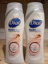 Dial Nutriskin Body Wash white peach and shea butter 7 Bionutrients 16 Oz 2 PACK