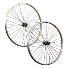 Set ruote bici 26 pollici cerchio alluminio Shimano Cues C300 Disc CL V-Brake set