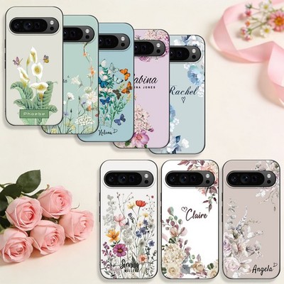 Elegant Flower Design Personalized Cover For Google Pixel 9 10A 6 5 6 Pro 8 Case