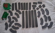 1993-2004 Tomy Thomas Train Friends Grey Train Track Pieces Tunnel Lot Of 39