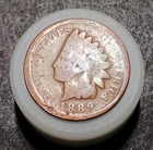 1889 Indian Head Cent Penny Antique U.S.A. Wheat Cent Rough Tough Coin
