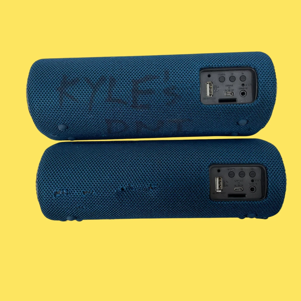 PARA REPUESTOS Lote de 2 Altavoces Portátiles Bluetooth Sony SRS-XB31 Azul #4777 z39 b17 Foto 2 de 4