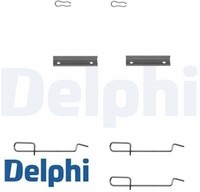 Delphi LX0142 ZubehöRsatz FüR Scheibenbremsbelag ZubehöRsatz Bremsbelag