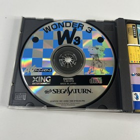 Wonder 3 Arcade Gears (Sega Saturn SS, 1991) NTSC-J W/Reg Card Japan Import