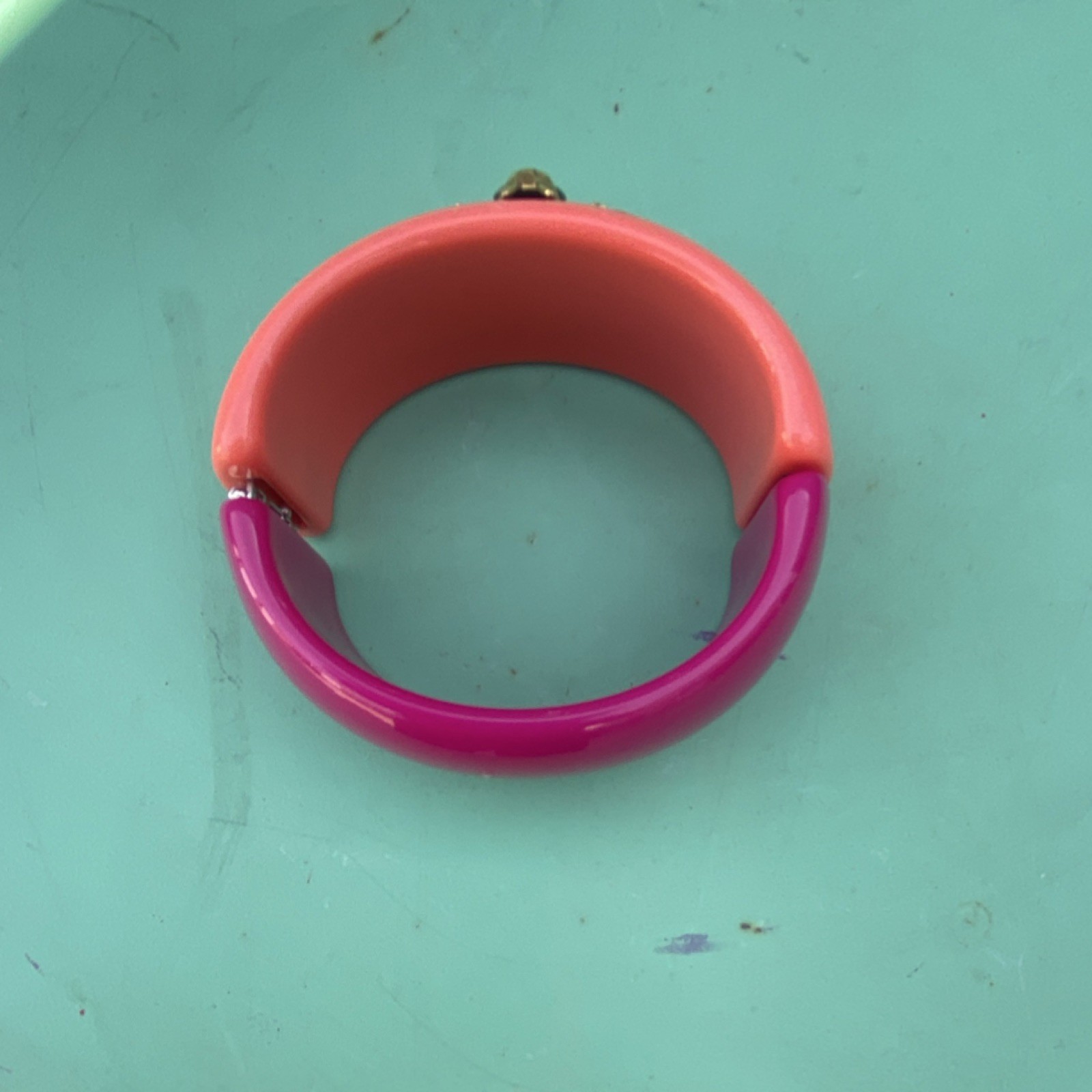 John Wind Pink Gold Stackable Bangle Bracelet wit… - image 3