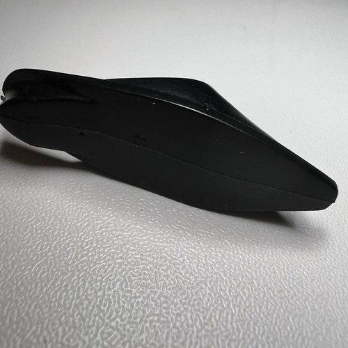 Single Black Plastic Mule-Style Doll Shoe vintage Barbie