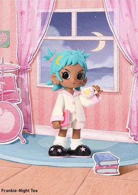 Pop Mart Peach Riot Sleepover Series Night Tea Figure Blind Box