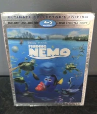 Disney's Finding Nemo 5 Disc 3D Combo Pack Ultimate Collectors Edition Slipcover