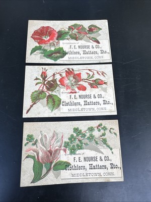 3-F. E. Nourse & Co Trade Card-Clothiers-Middletown, CT. R132