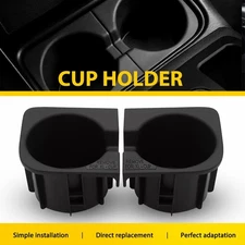 Pair Center Console Cup Holder Insert Right & Left For Toyota Tacoma 2005-2017 P